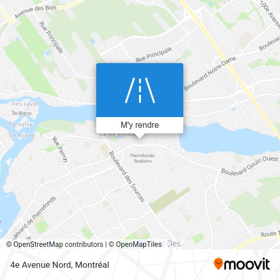 4e Avenue Nord plan