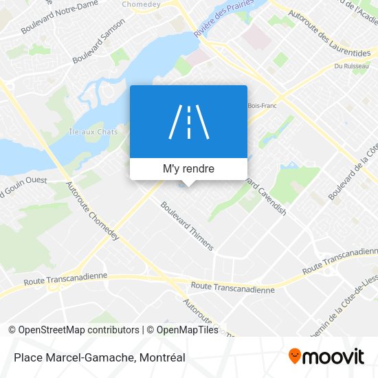 Place Marcel-Gamache plan