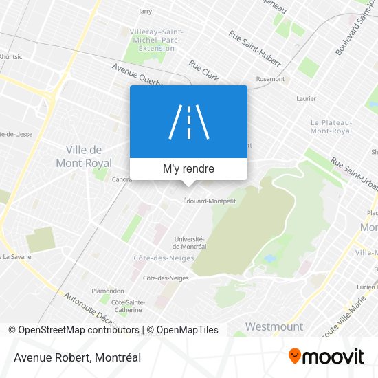Avenue Robert plan
