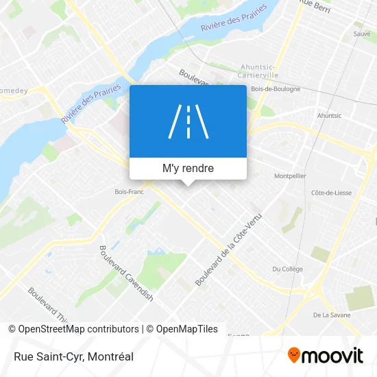 Rue Saint-Cyr plan