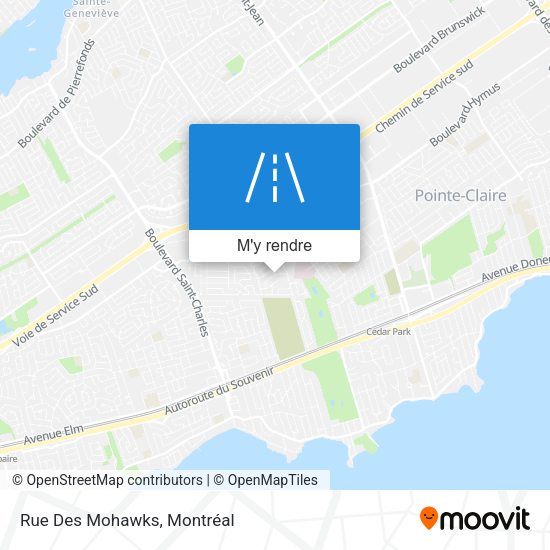 Rue Des Mohawks plan