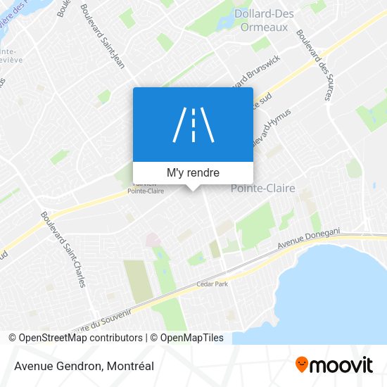 Avenue Gendron plan
