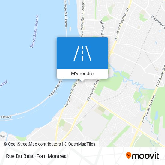 Rue Du Beau-Fort plan