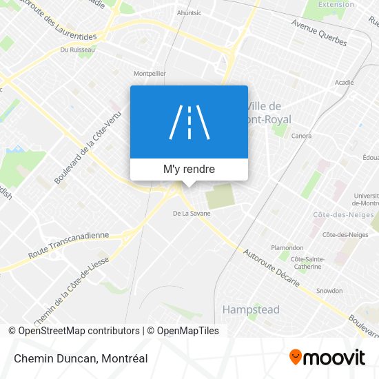 Chemin Duncan plan