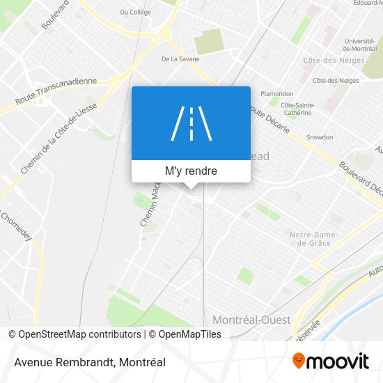 Avenue Rembrandt plan
