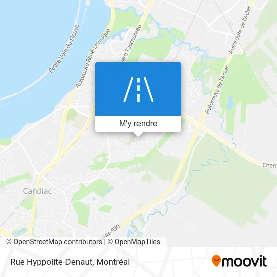 Rue Hyppolite-Denaut plan