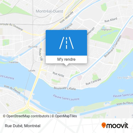 Rue Dubé plan