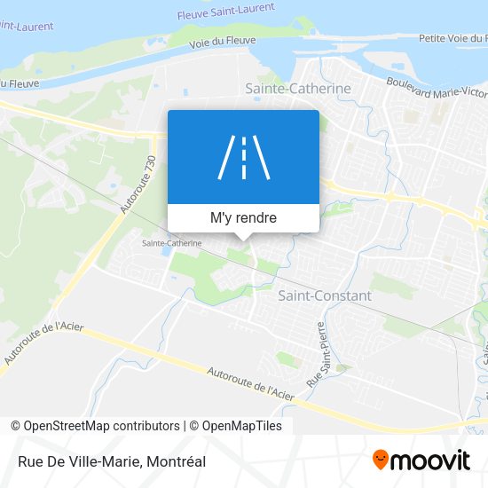 Rue De Ville-Marie plan