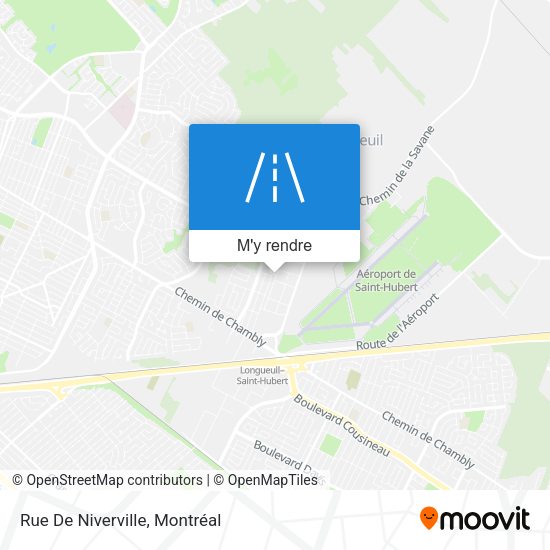 Rue De Niverville plan