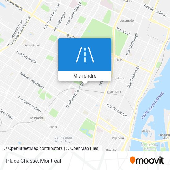 Place Chassé plan
