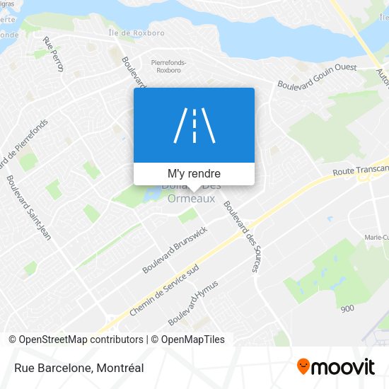 Rue Barcelone plan
