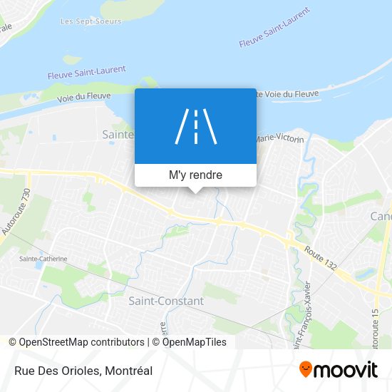Rue Des Orioles plan