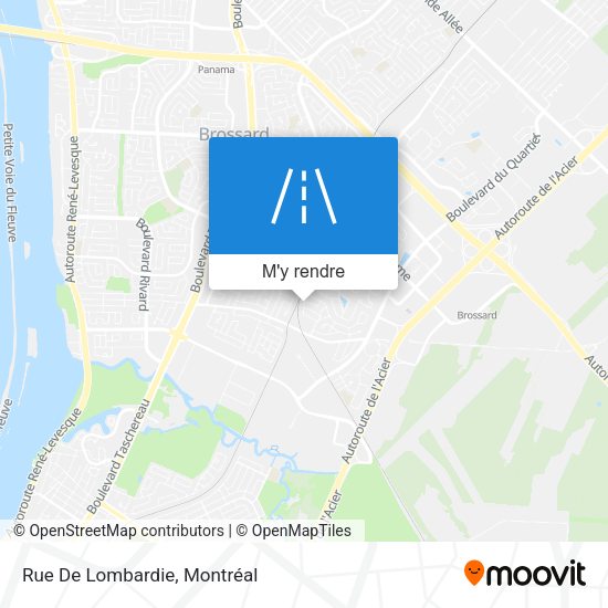 Rue De Lombardie plan