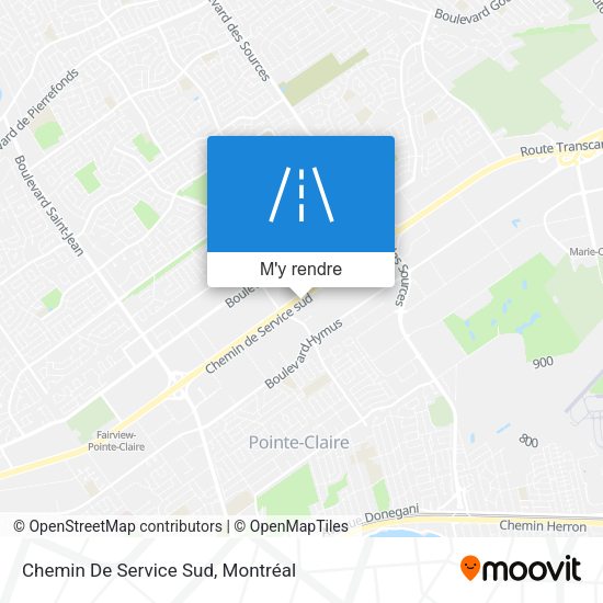 Chemin De Service Sud plan