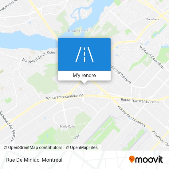 Rue De Miniac plan