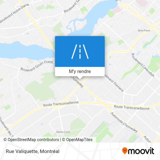 Rue Valiquette plan