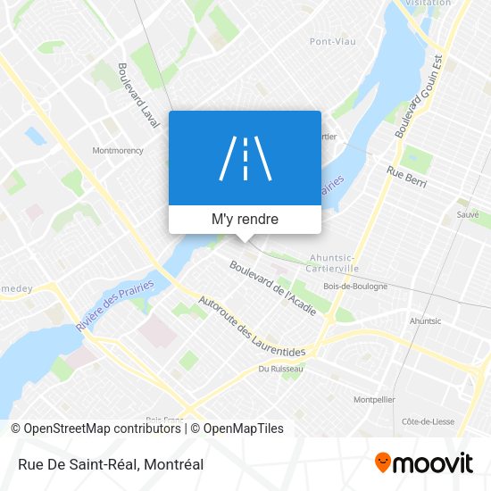 Rue De Saint-Réal plan