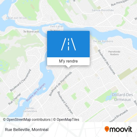 Rue Belleville plan