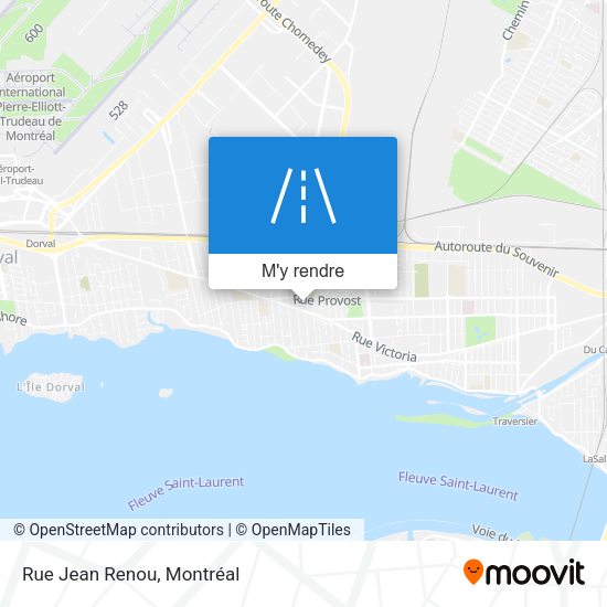Rue Jean Renou plan