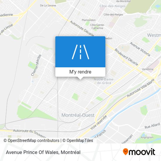 Avenue Prince Of Wales plan