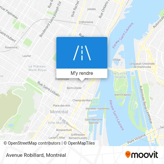 Avenue Robillard plan