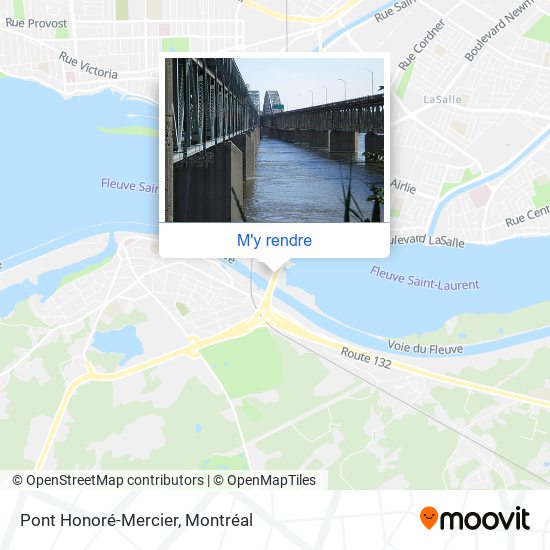 Pont Honoré-Mercier plan