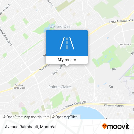 Avenue Raimbault plan