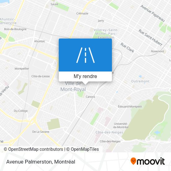 Avenue Palmerston plan