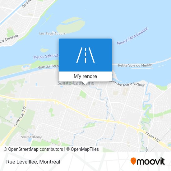 Rue Léveillée plan