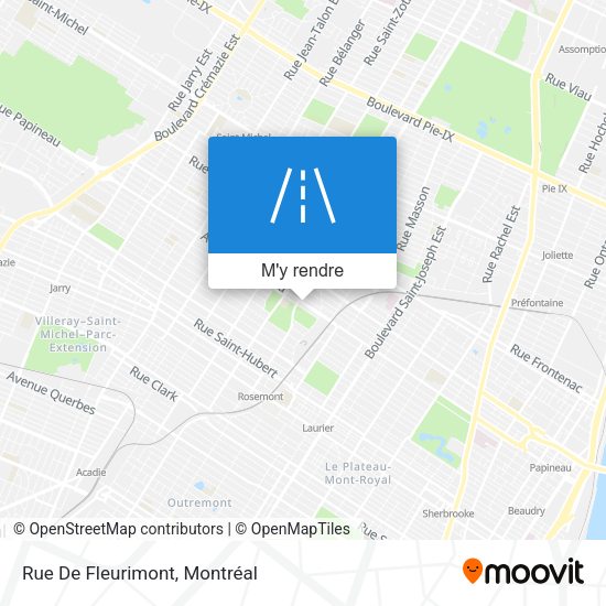 Rue De Fleurimont plan