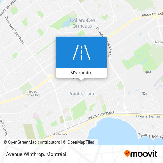 Avenue Winthrop plan