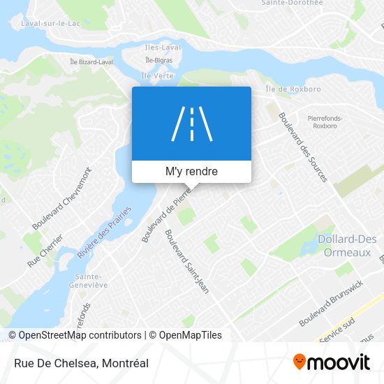Rue De Chelsea plan