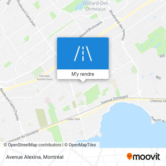 Avenue Alexina plan