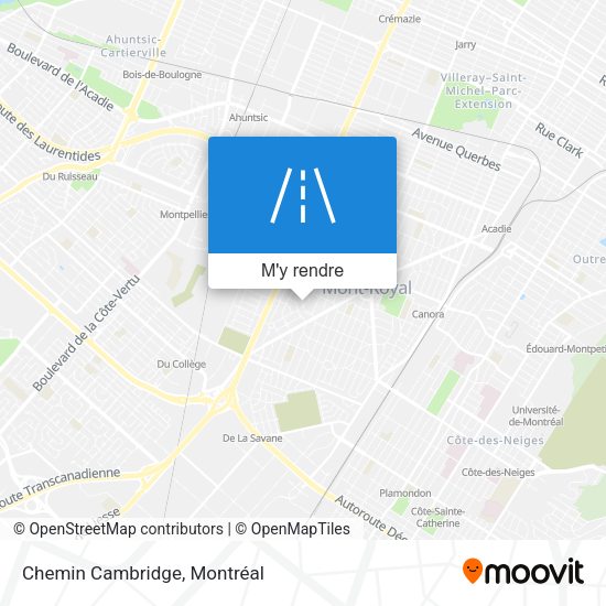 Chemin Cambridge plan