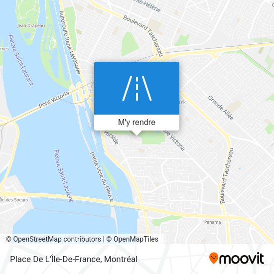 Place De L'Île-De-France plan