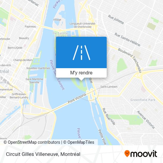 Circuit Gilles Villeneuve plan