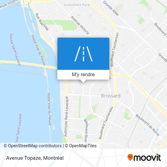 Avenue Topaze plan