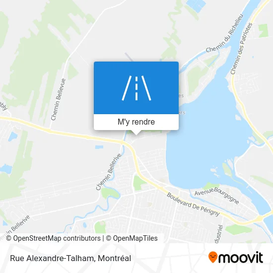 Rue Alexandre-Talham plan