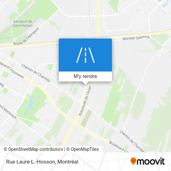 Rue Laure-L.-Hosson plan