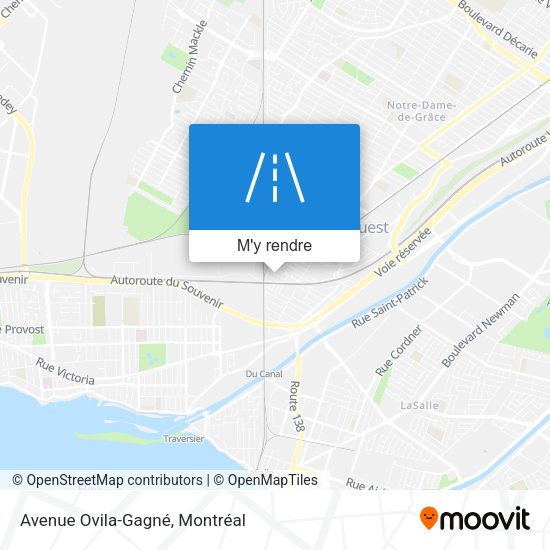 Avenue Ovila-Gagné plan