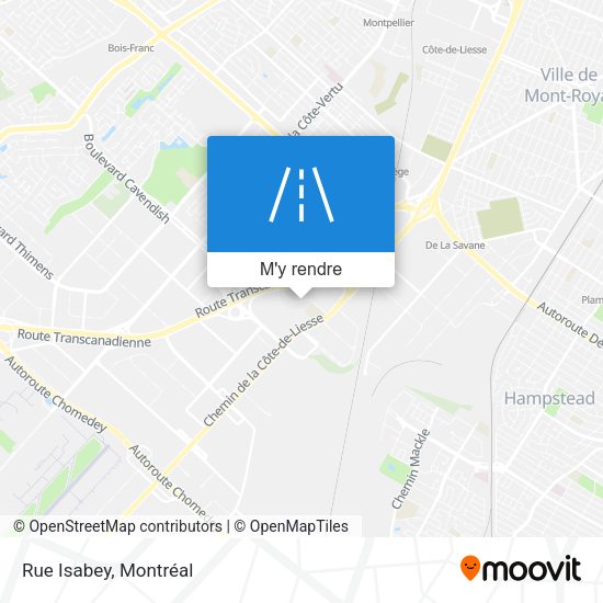Rue Isabey plan