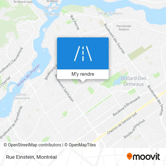 Rue Einstein plan