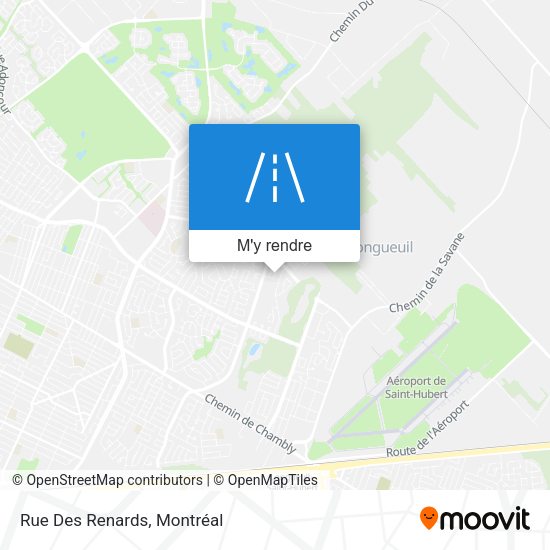 Rue Des Renards plan