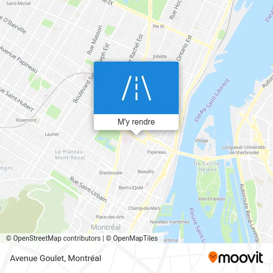 Avenue Goulet plan