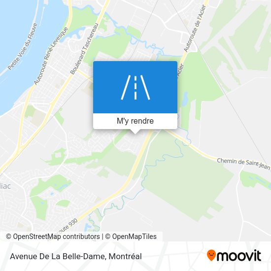Avenue De La Belle-Dame plan