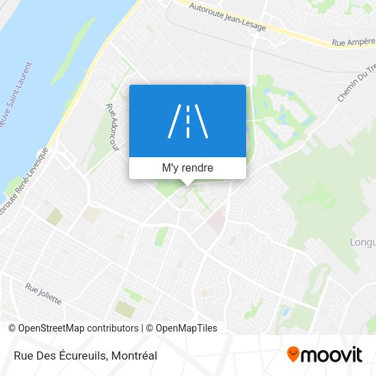 Rue Des Écureuils plan