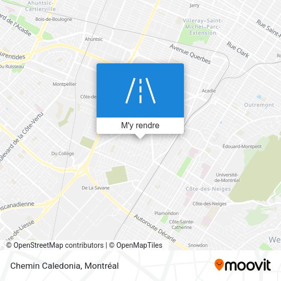 Chemin Caledonia plan
