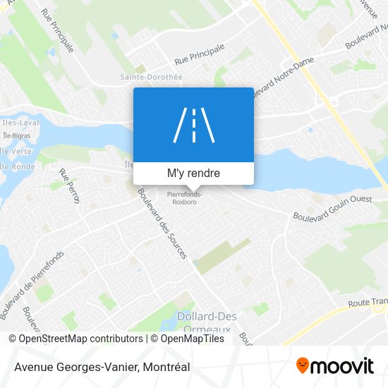 Avenue Georges-Vanier plan