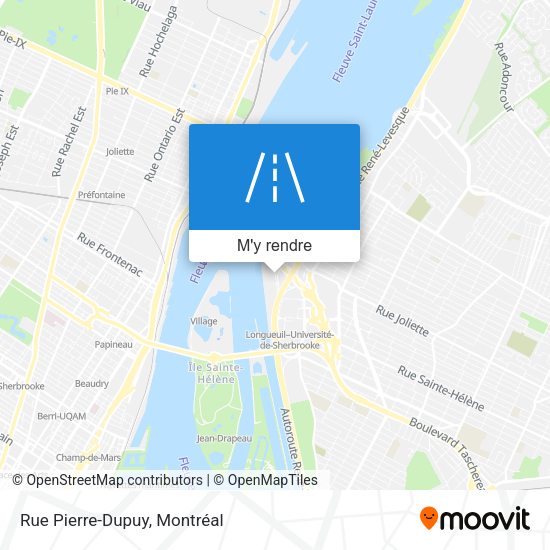 Rue Pierre-Dupuy plan