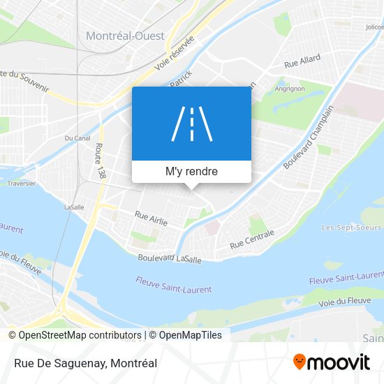 Rue De Saguenay plan